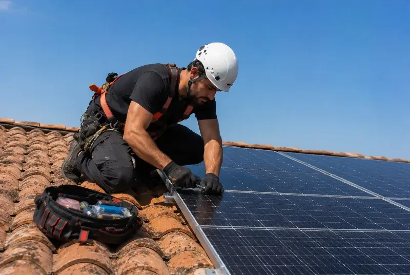 Maintenance et monitoring de panneaux solaires à Eckbolsheim